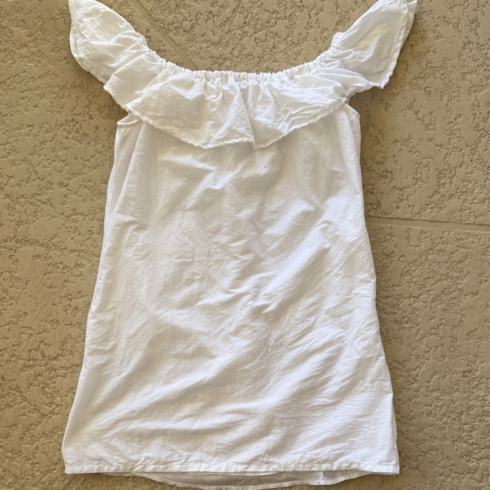 Tommy Bahama White Off-Shoulder Dress